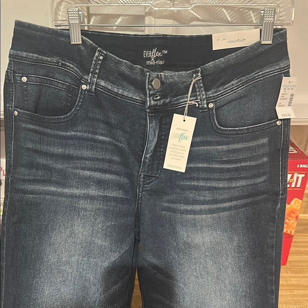 Maurices High Rise Blue Jeans with Classic Dark Wash